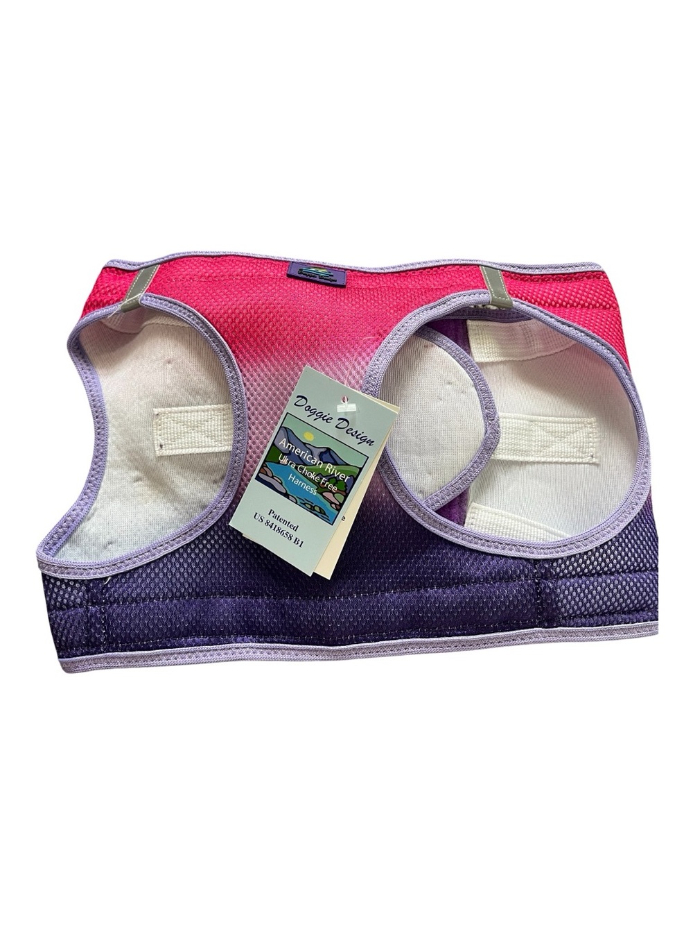 Pink & Purple Mesh Dog Harness